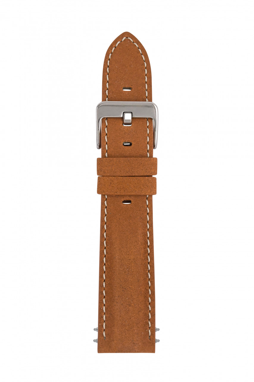 LB GM Camoscio Idro arancio 400, helle Naht f. 4970-1 Velourleder arancio 400, Wasserabweisend